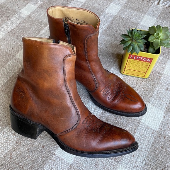 ⚡️SOLD⚡️ Vtg 70s Levi’s Ankle Western Cowboy Boot - Picture 2 of 10